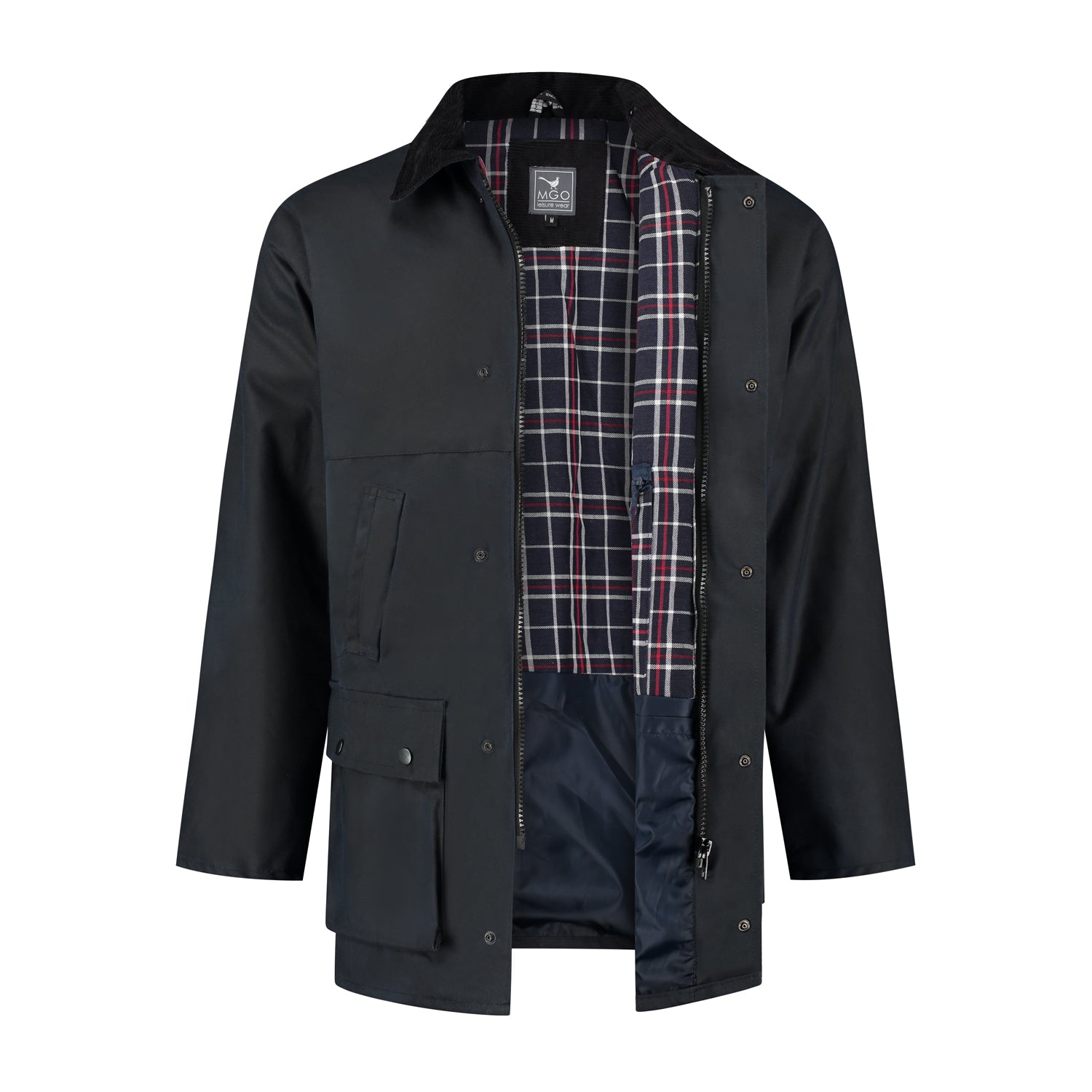 British - Wax jacket - Men - Navy CVO