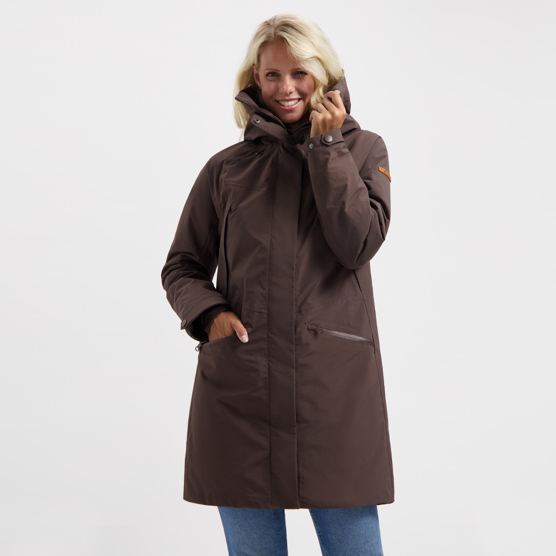 Dominique - Waterproof Jacket - Lady - Brown MV