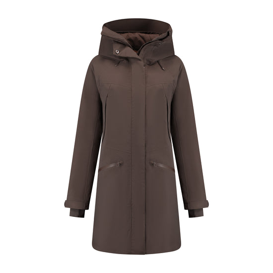 Dominique - Waterproof Jacket - Lady - Brown F