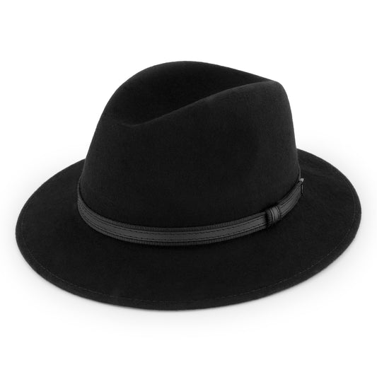 Wood - Felt hat - Black ACC1