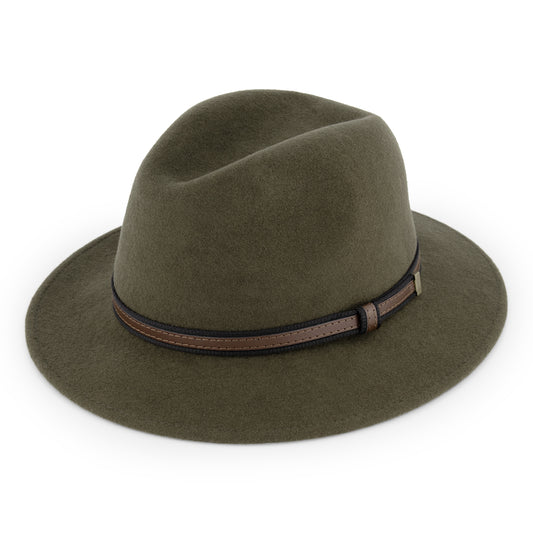 Wood - Felt hat - Olive ACC1