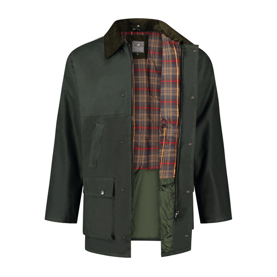 British - Wax jacket - Men - Olive CVO