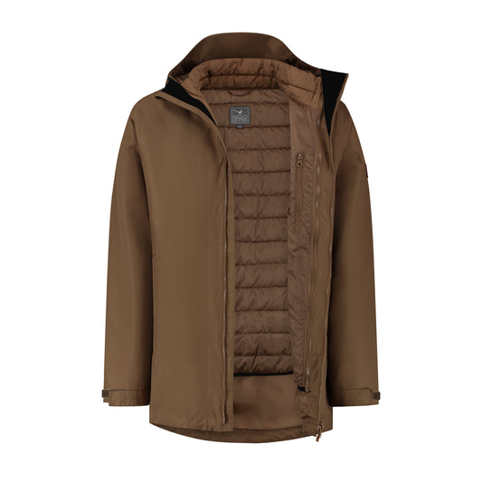 Liam - 3-in-1 jacket - Men - Brown CVO