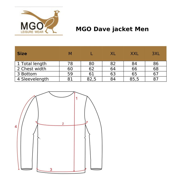 Dave - Waterproof jacket - Men - Rusty SC