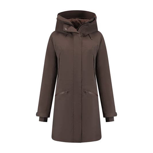 Dominique - Waterproof Jacket - Lady - Brown F