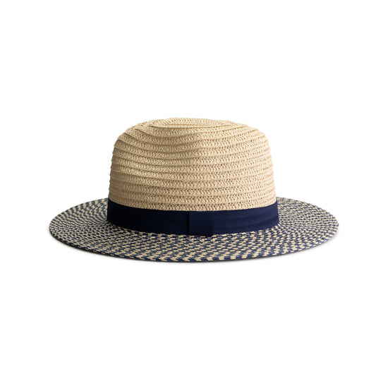 Bolton - Straw hat - Unisex - Navy ACC2