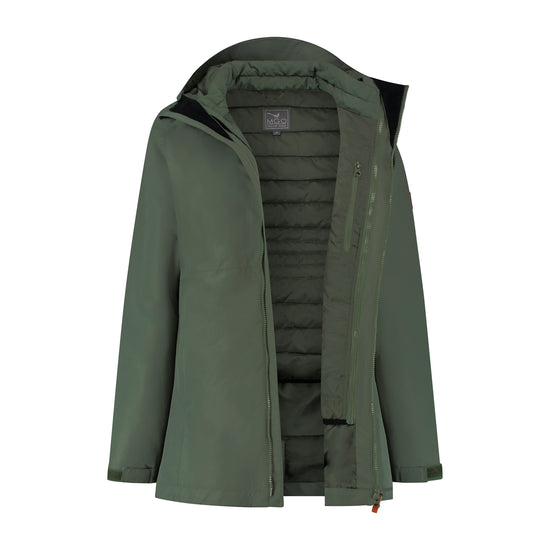 Lizzy - 3-in-1 jacket - Lady - Green CVO