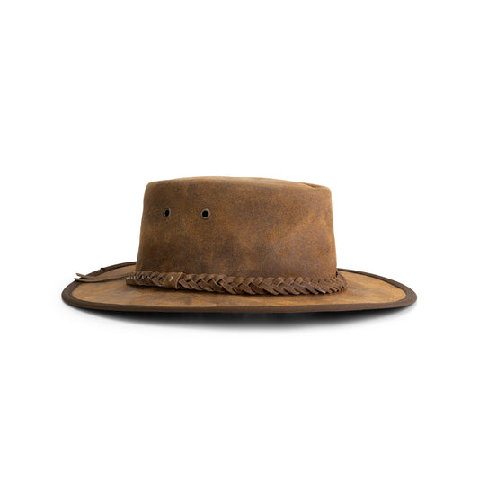 Brooke - Leather hat - Tan ACC1